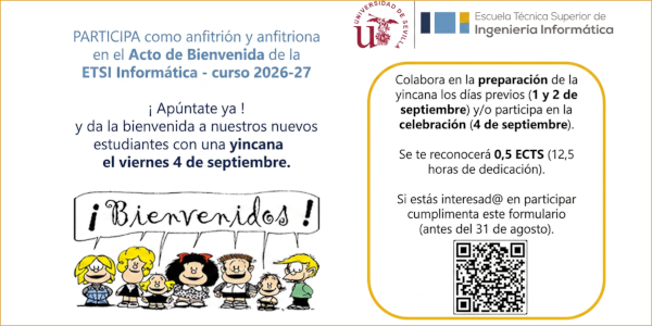 Si eres PDI o estudiante, inscríbete para participar en el acto de bienvenida a los estudiantes de nuevo ingreso