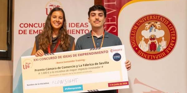 Estudiantes premiados en el XXI Concurso de Ideas de Emprendimiento de la US